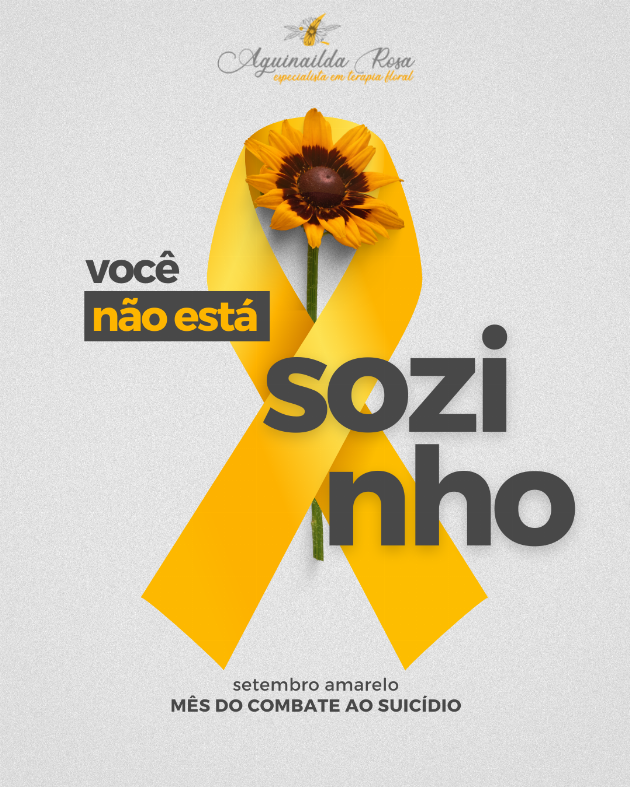 Setembro amarelo: Juntos contra o suicídio