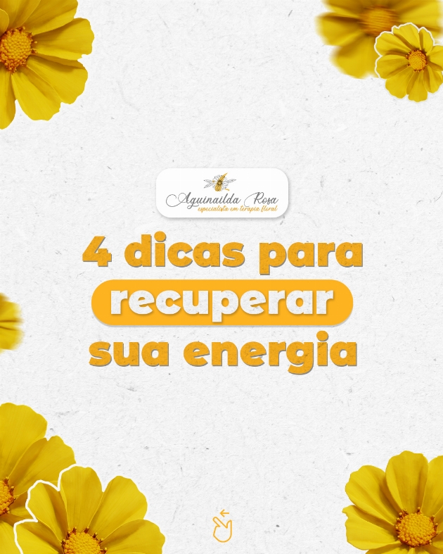 Desperte a energia com 4 dicas infalíveis!