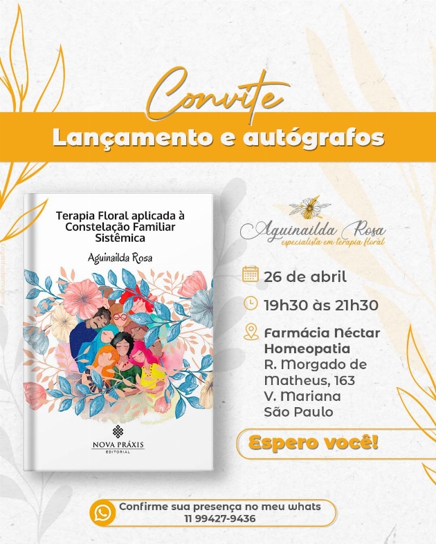 Lançamento do meu livro!