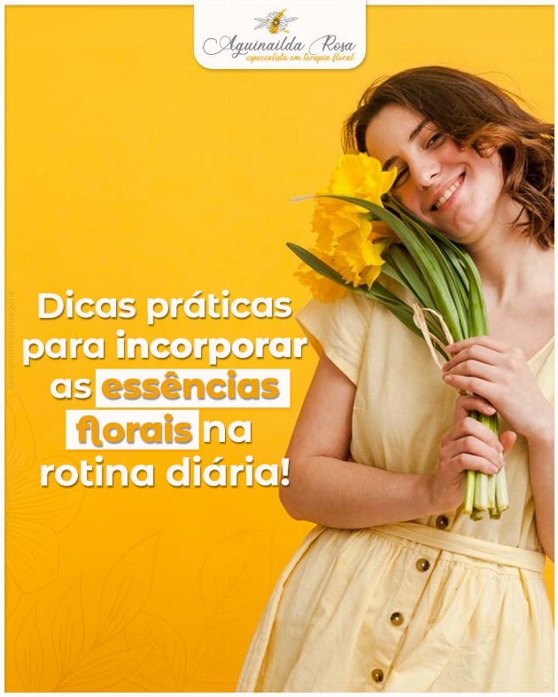 Incorporar o uso das essências florais na rotina diária pode trazer equilíbrio e bem-estar.