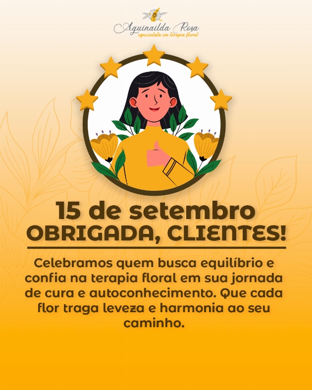 Gratidão, clientes! 