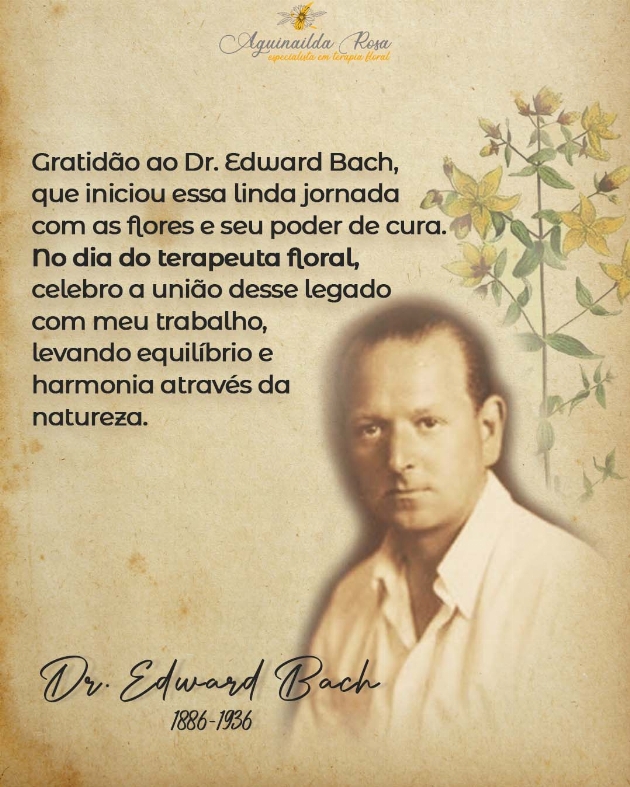 Celebrando o dia do terapeuta floral