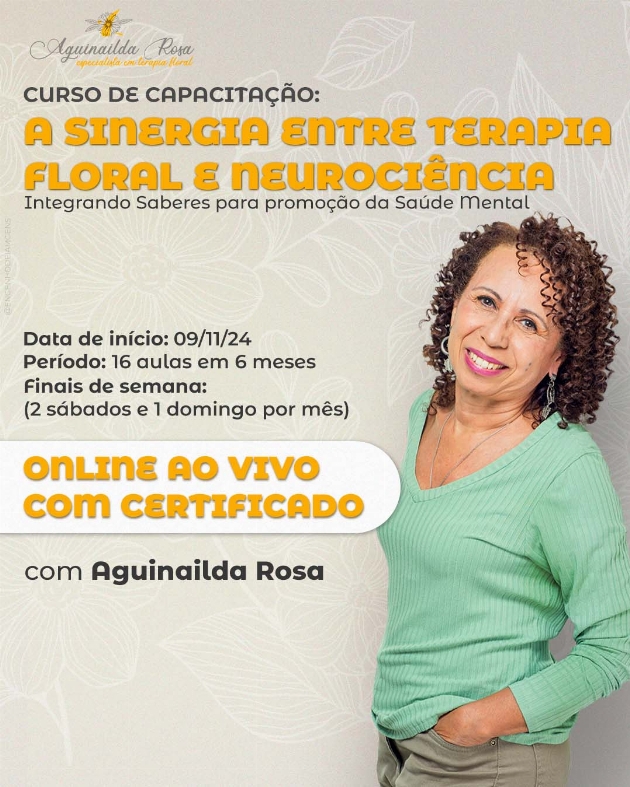 Novo curso de terapia floral e neurociência!