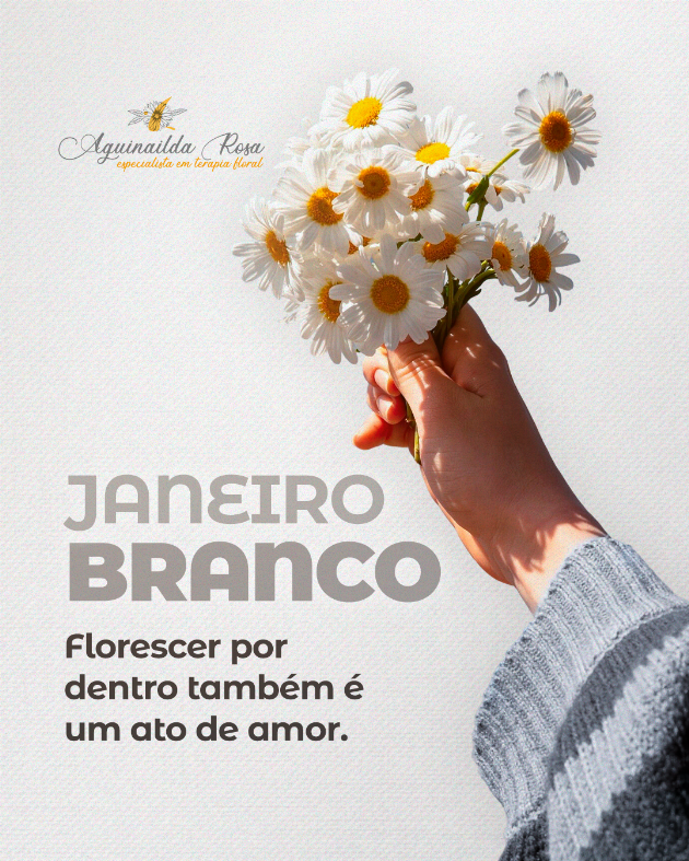 "Janeiro Branco" é um chamado coletivo para olharmos com mais atenção para a saúde mental.